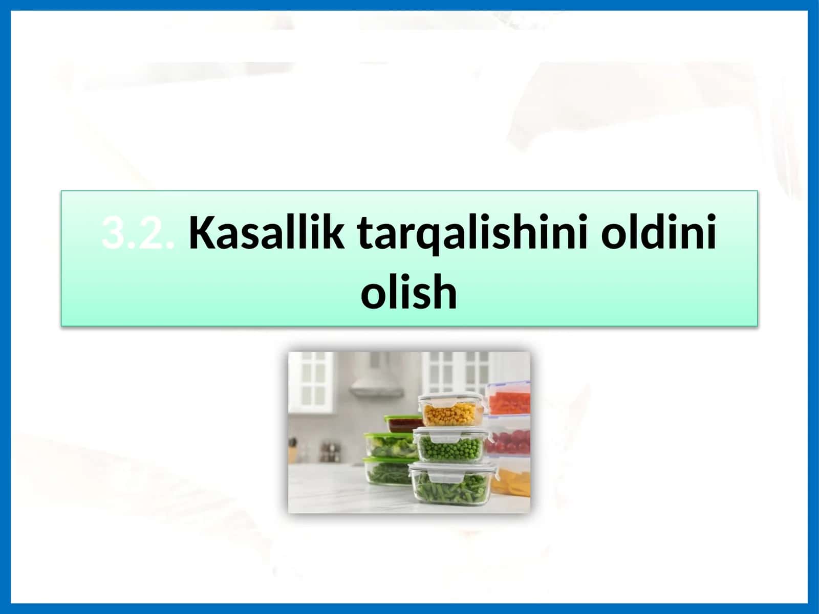 Kasallik tarqalishini oldini olish