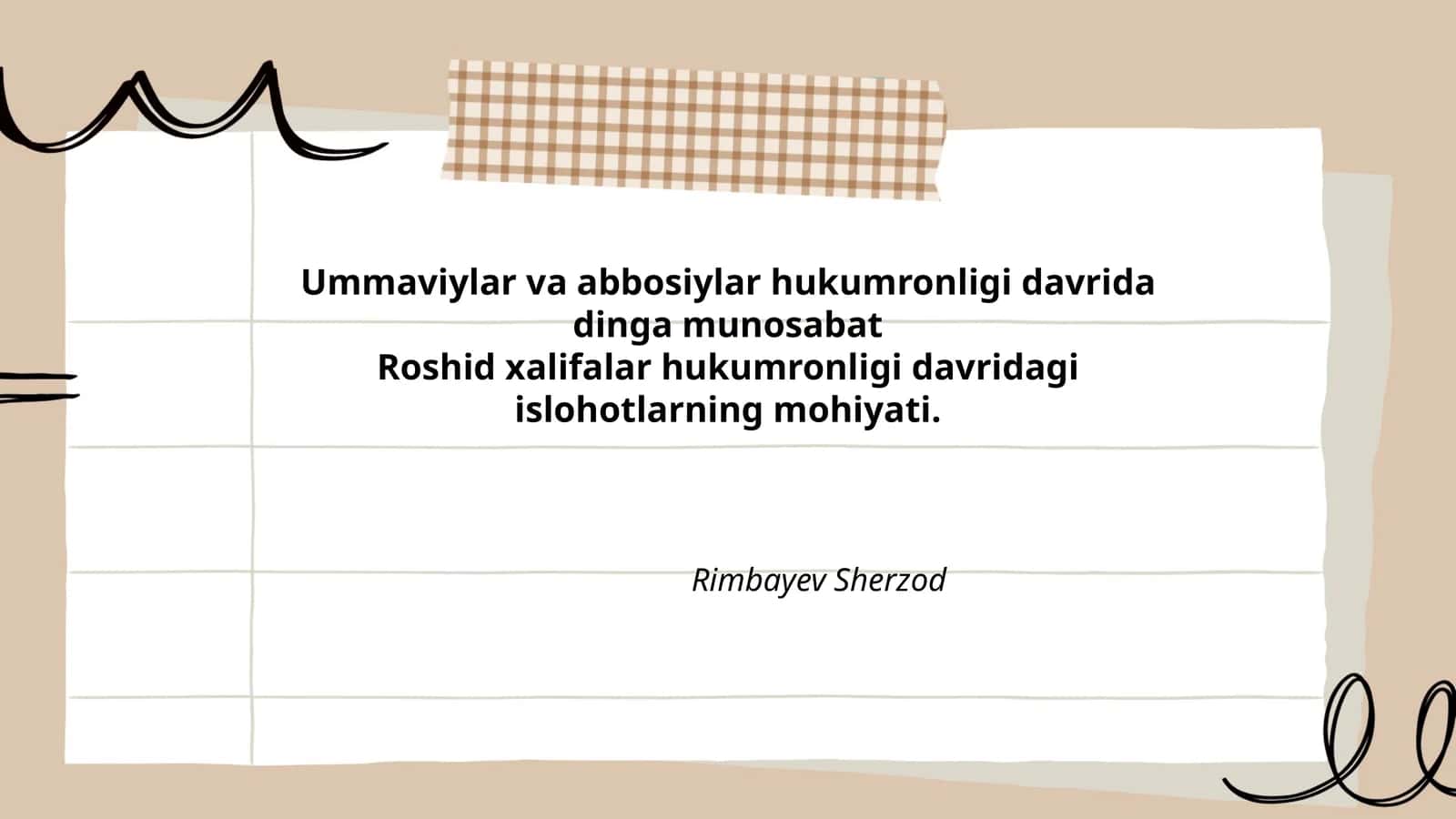 Ummaviylar va abbosiylar hukumronligi davrida dinga munosabat