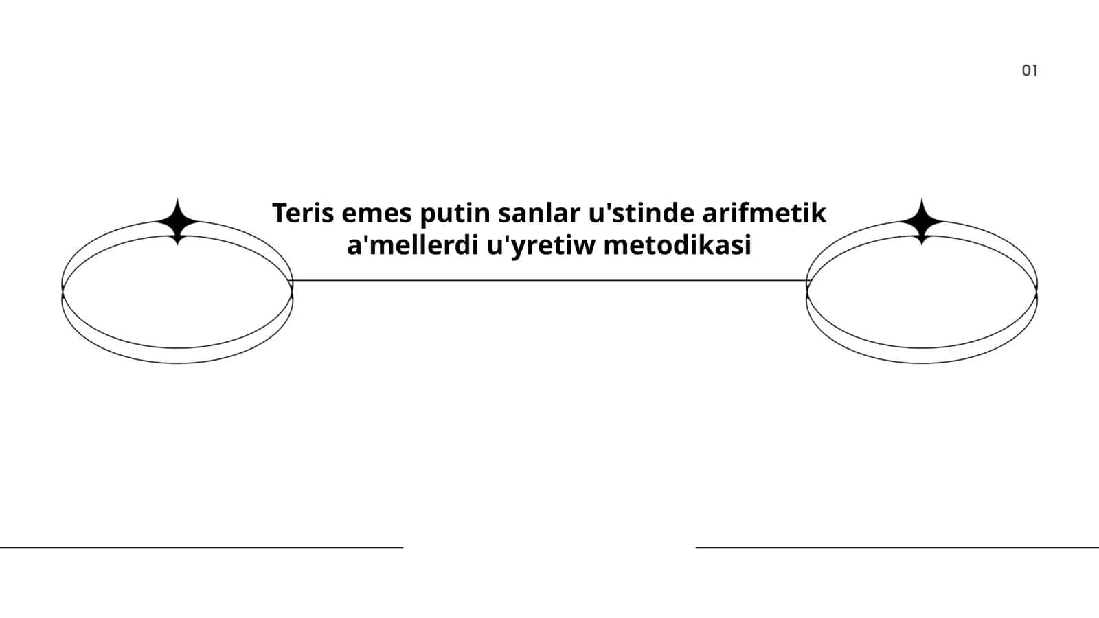 Teris emes putin sanlar u'stinde arifmetik a'mellerdi u'yretiw metodikasi