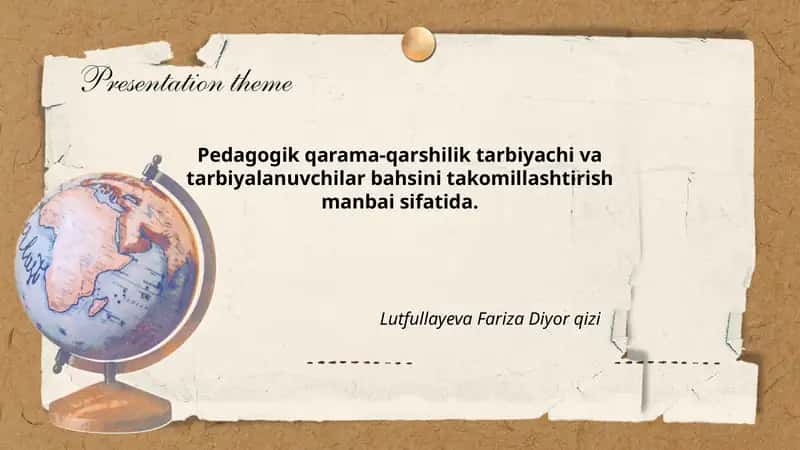 Pedagogik qarama-qarshilik