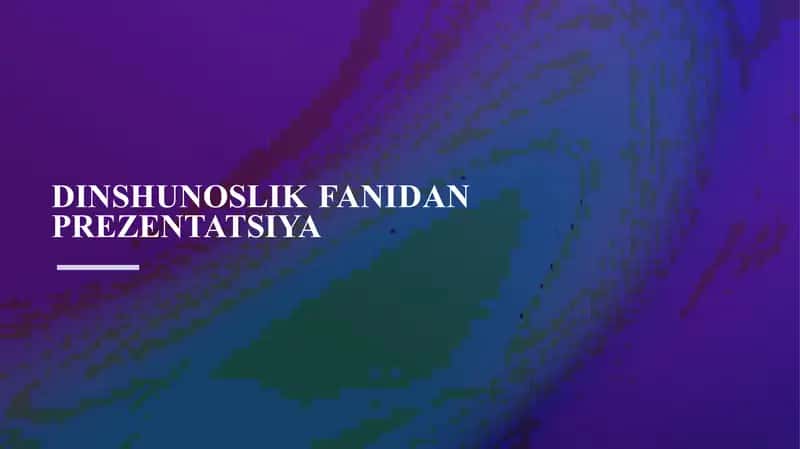 HADISLARDA MILLIY VA DINIY QADRIYATLARNING AKS ETISHI
