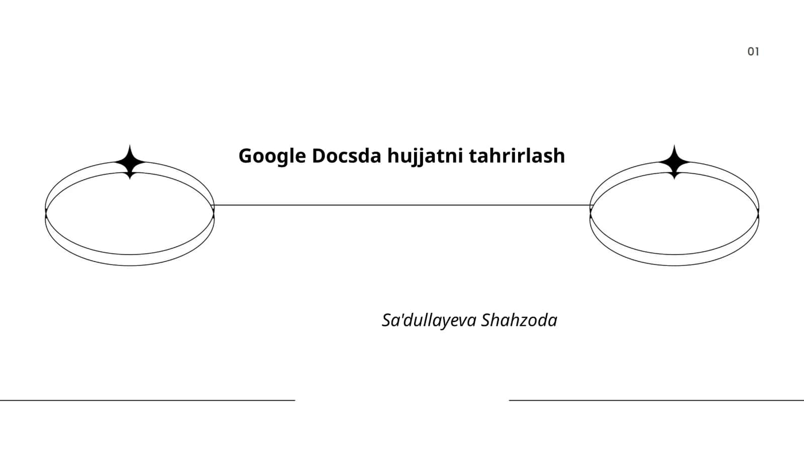 Google Docsda hujjatni tahrirlash