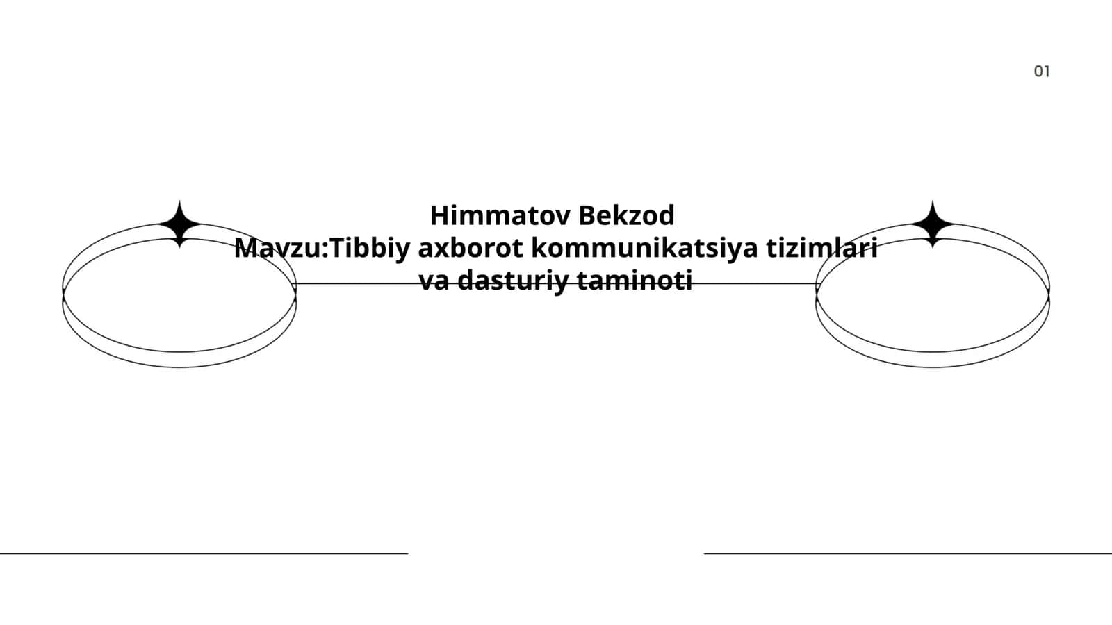 Tibbiy axborot kommunikatsiya tizimlari va dasturiy taminoti