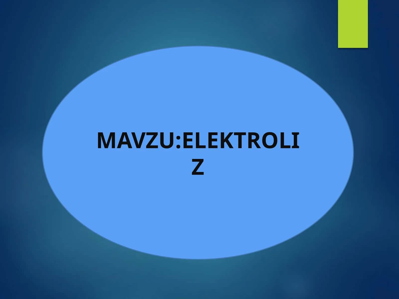 Elektroliz