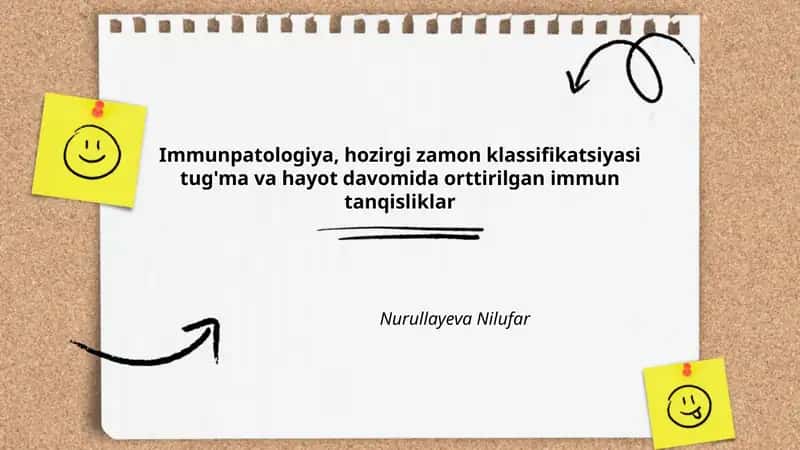 Immunpatologiya, hozirgi zamon klassifikatsiyasi