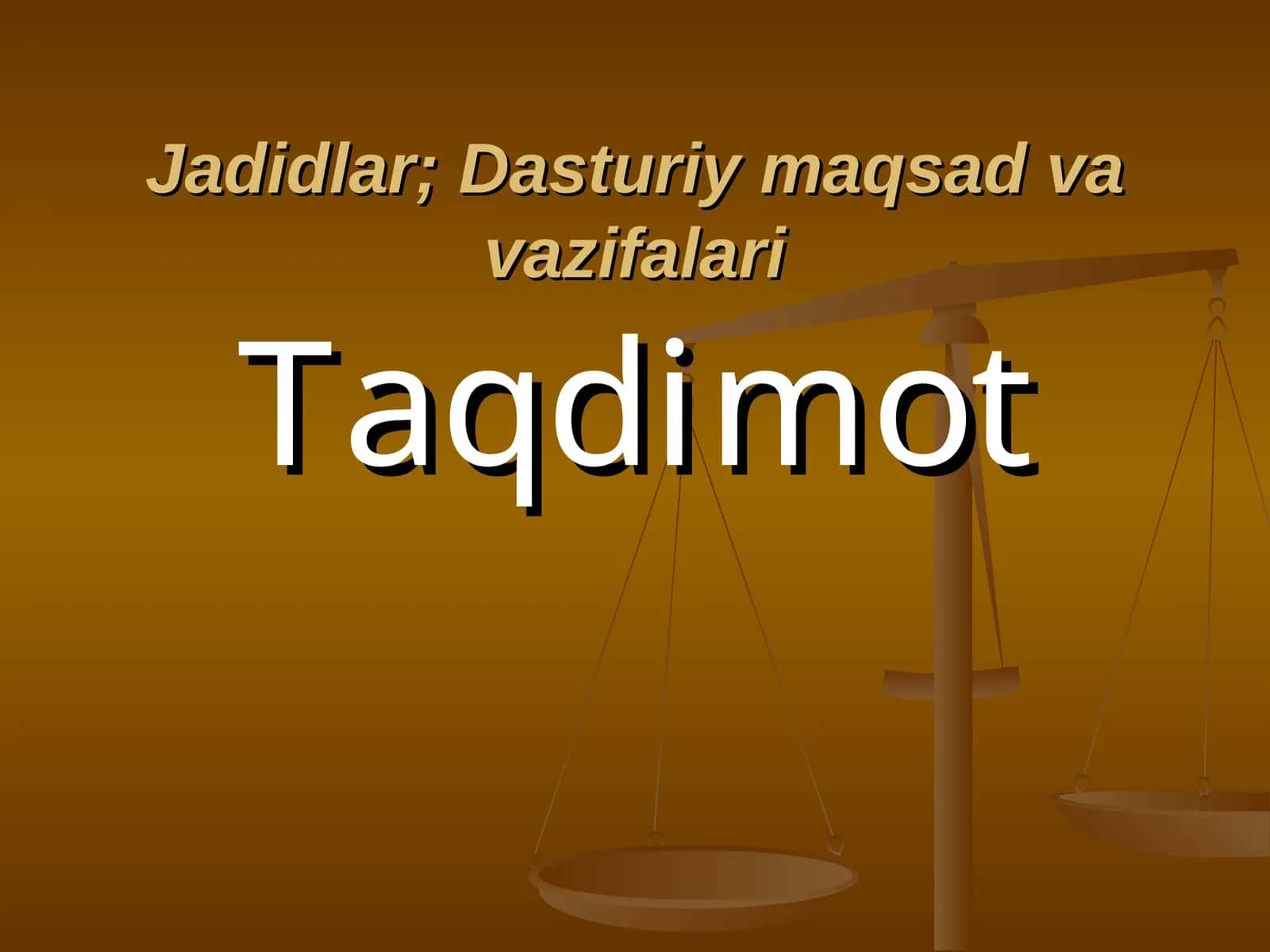 Jadidlar; Dasturiy maqsad va vazifalari