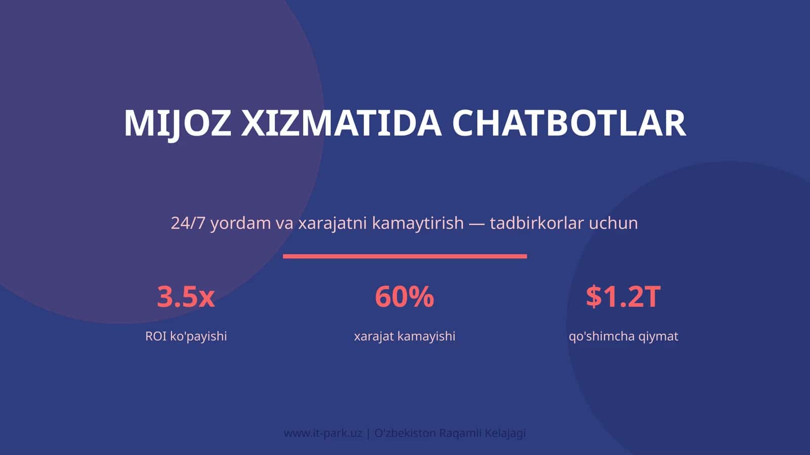 Mijoz xizmatida chatbotlar