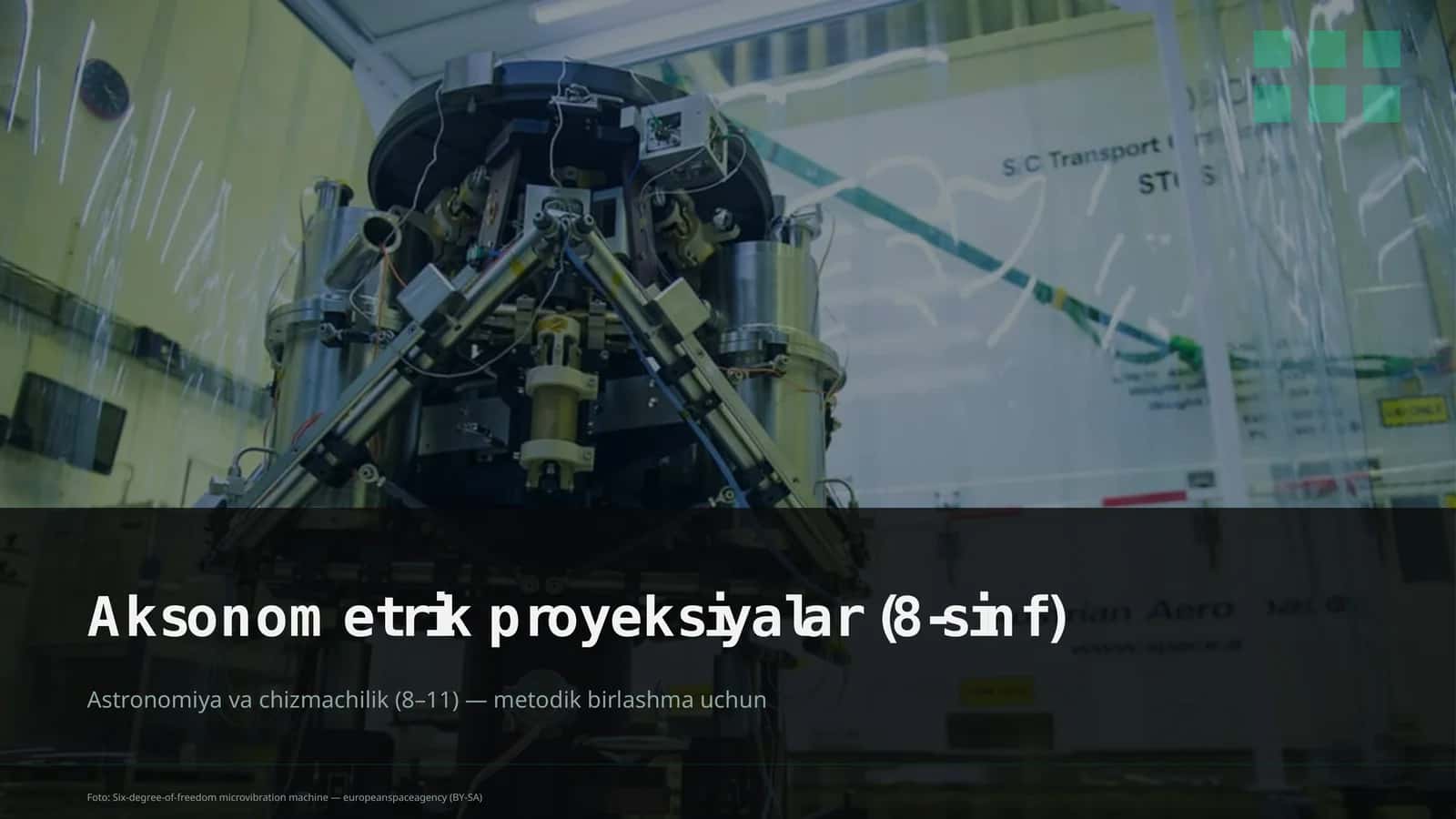 Aksonometrik proyeksiyalar (8-sinf)