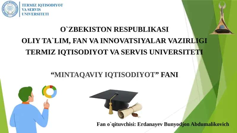 Qishloq xo’jaligining hududiy ixtisoslashuvi