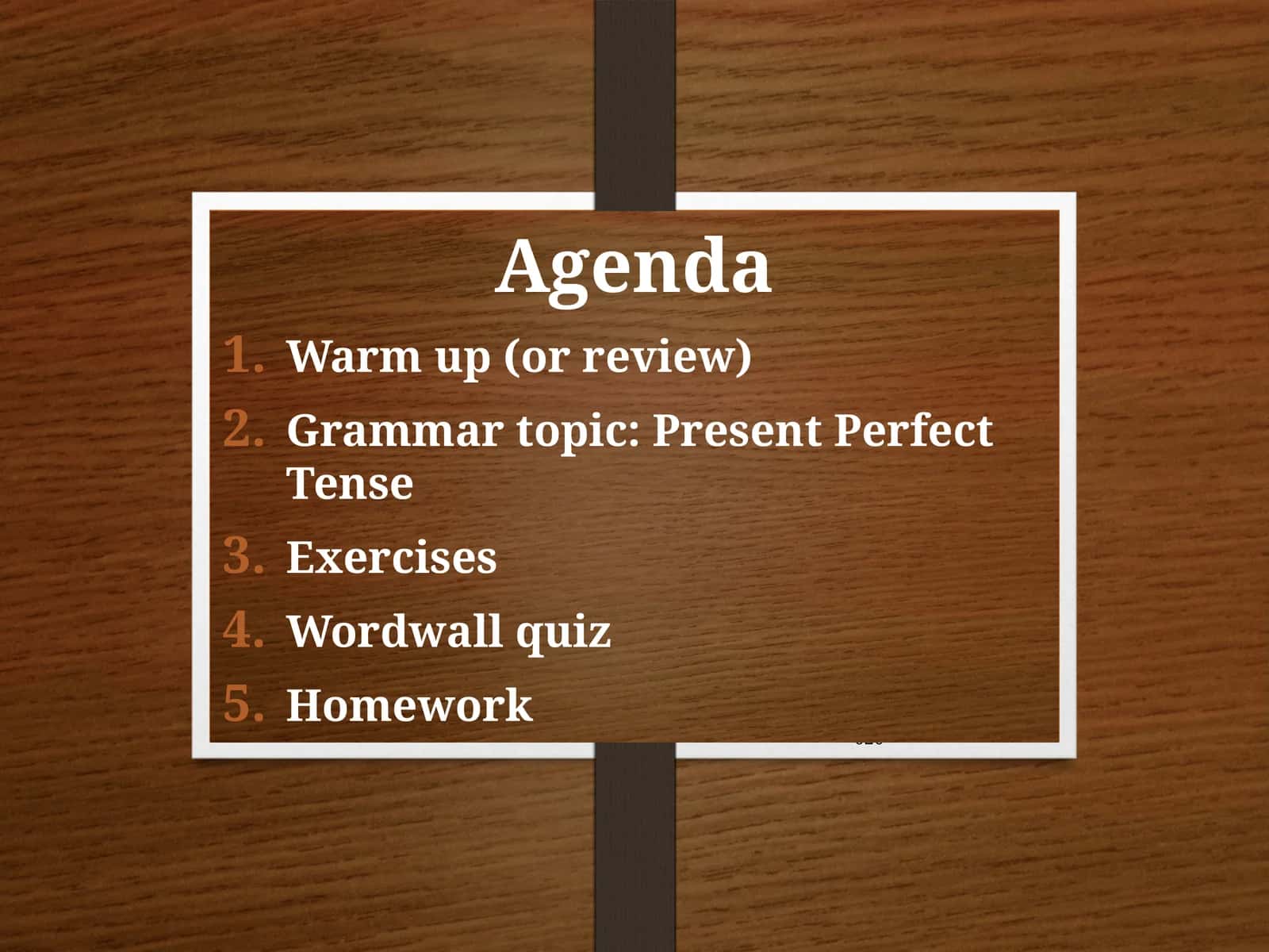 Present Perfect Simple