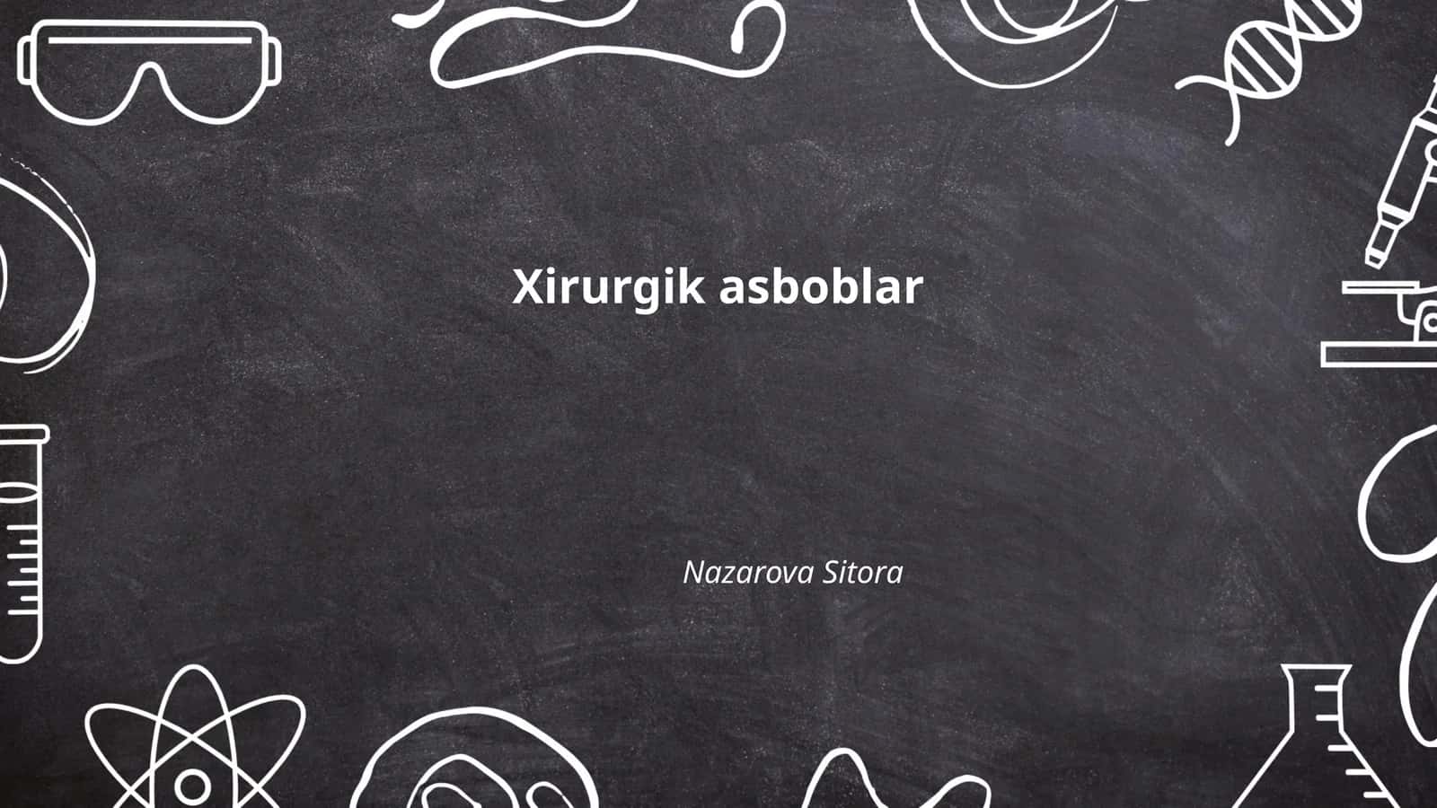 Xirurgik asboblar