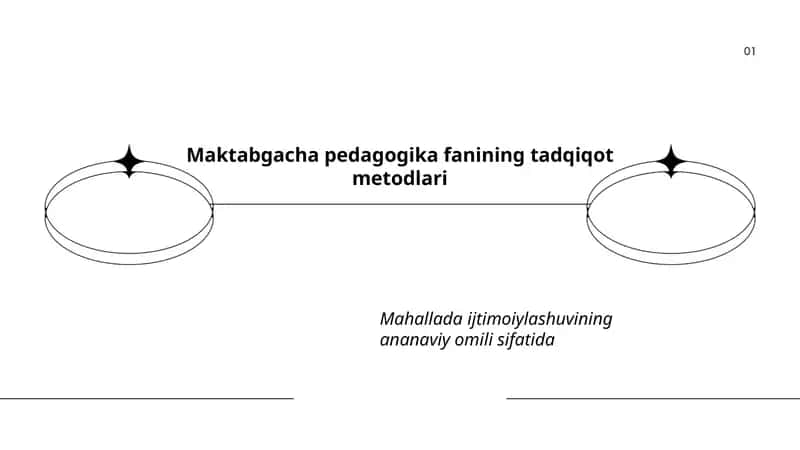 Maktabgacha pedagogika fanining tadqiqot metodlari