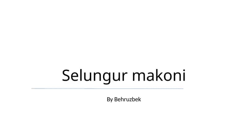 Selungur makoni
