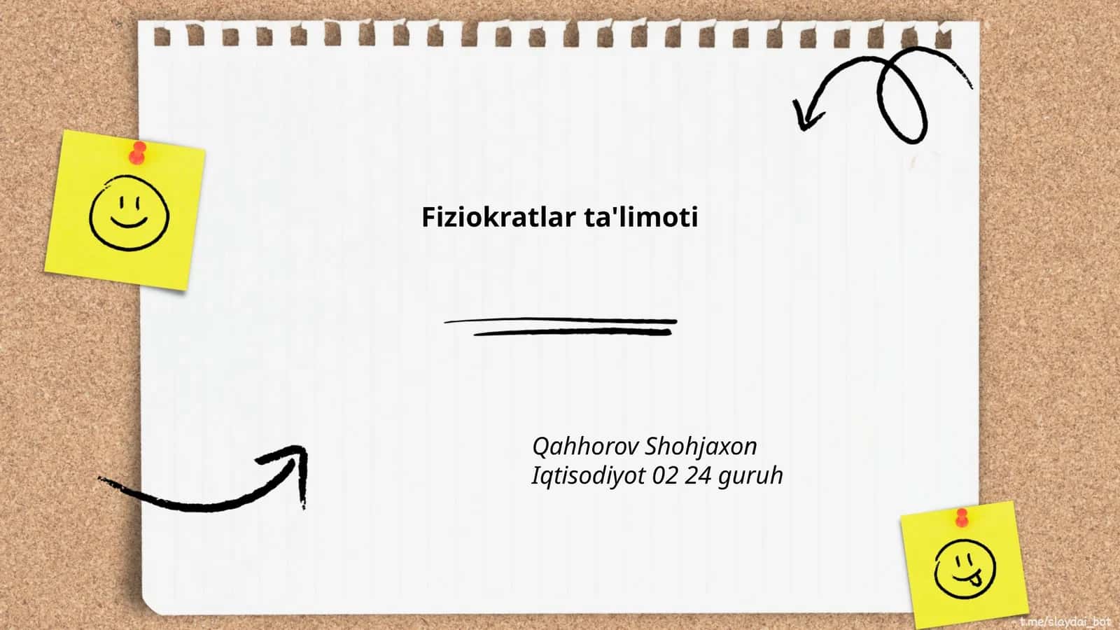 Fiziokratlar ta'limoti