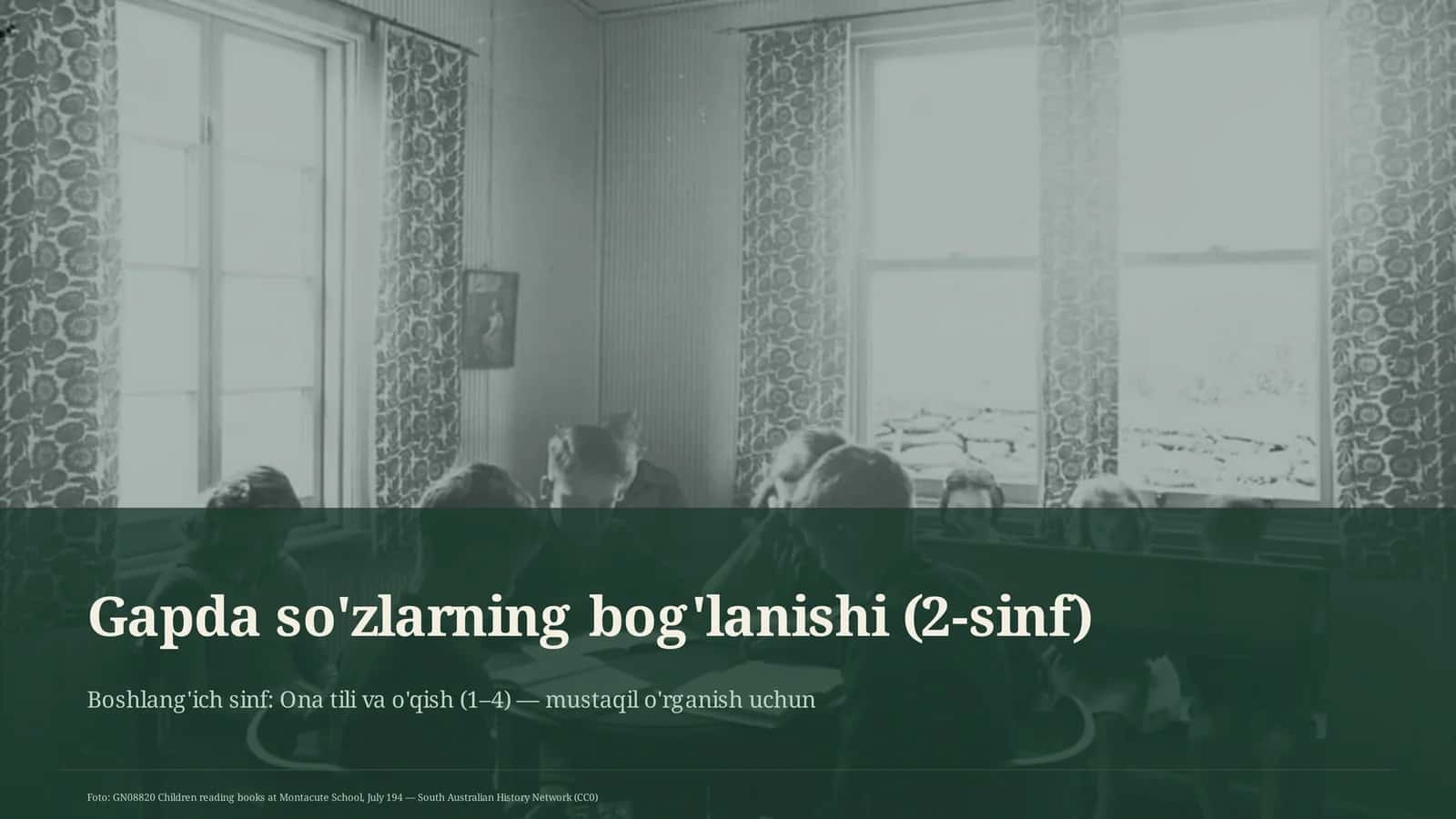 So'zlarning bog'lanishi