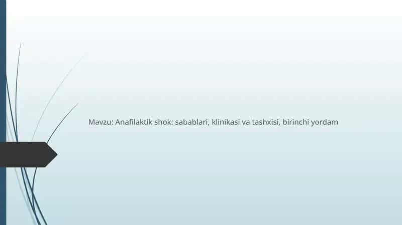 Anafilaktik shok