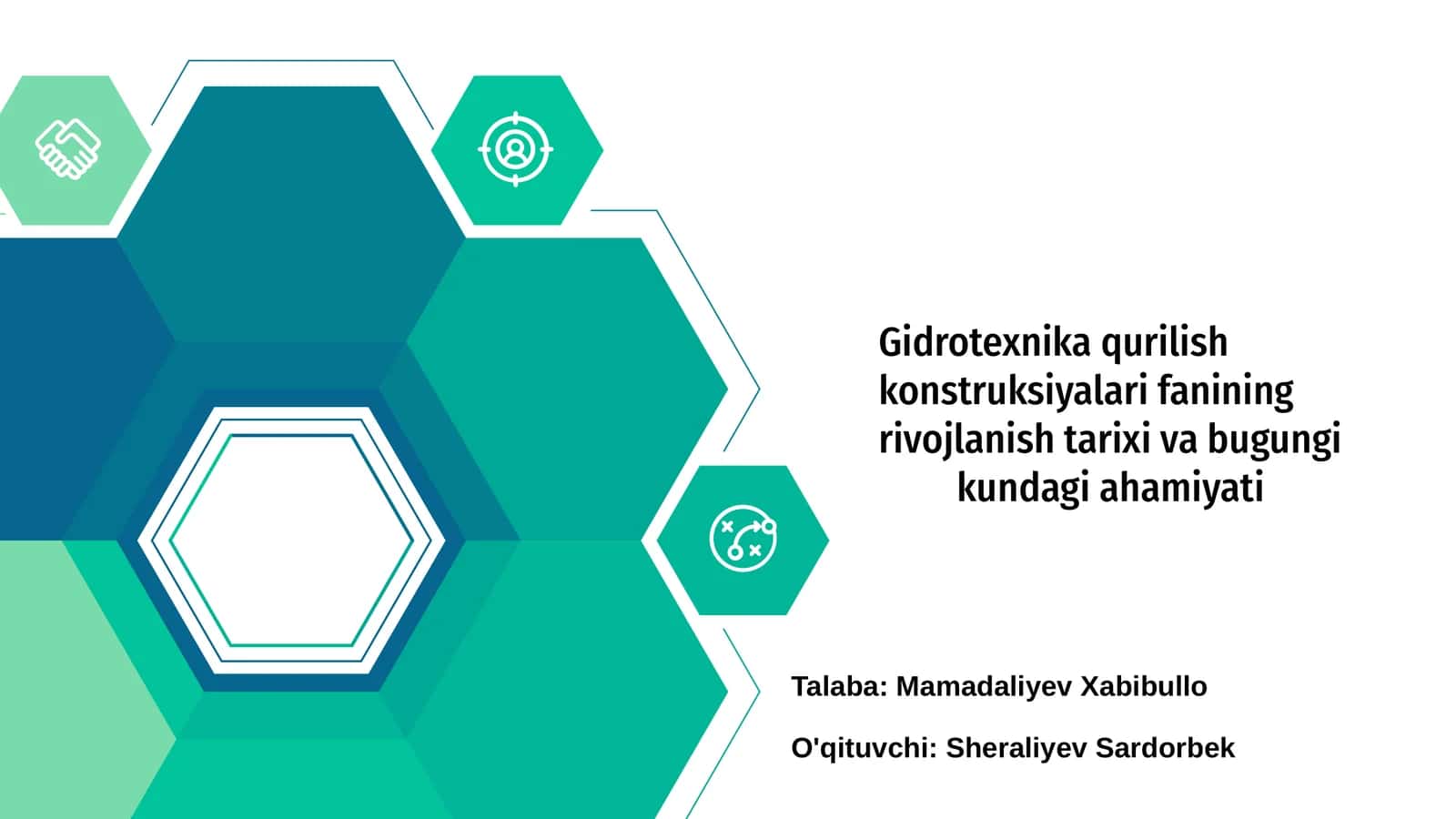 Gidrotexnika qurilish konstruksiyalari fanining rivojlanish tarixi va bugungi kundagi ahamiyati