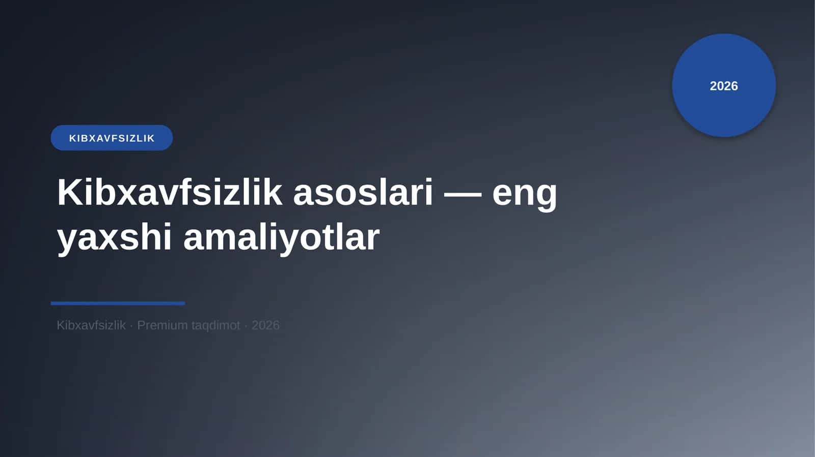 Kibxavfsizlik