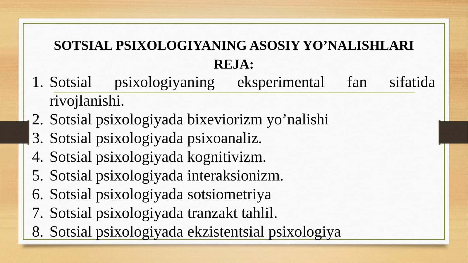 Sotsial Psixologiyada Sotsiometriya