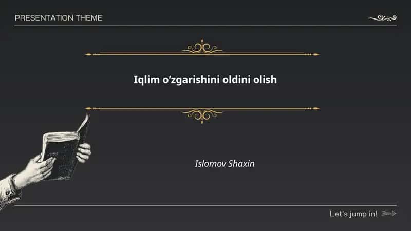 Iqlim o‘zgarishini oldini olish
