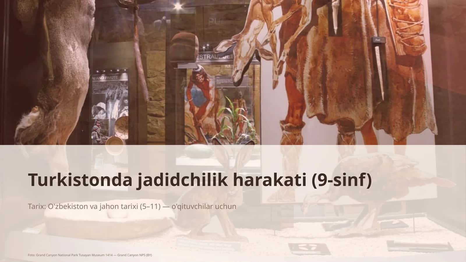 Turkistonda jadidchilik harakati (9-sinf)