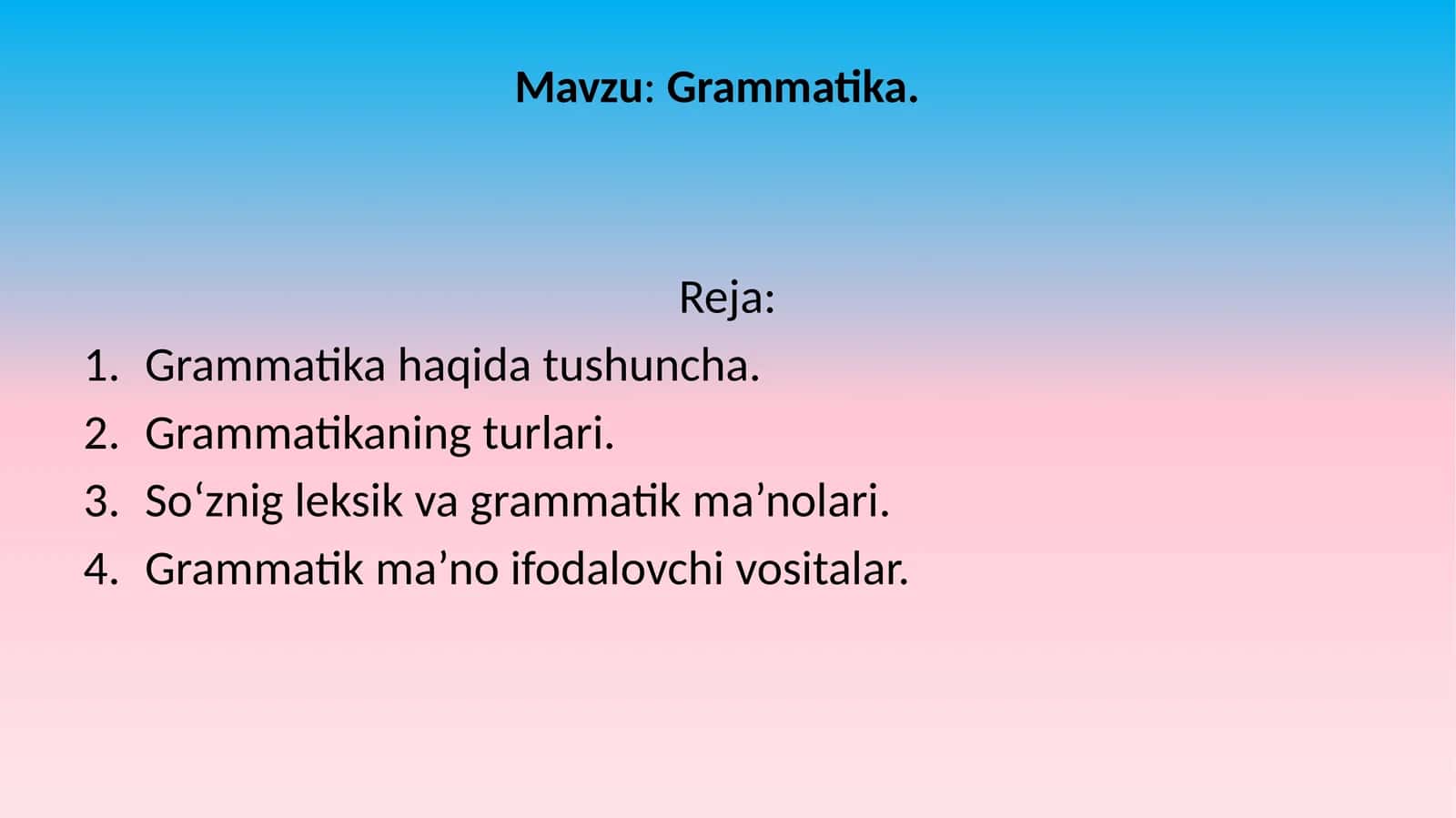 Grammatika