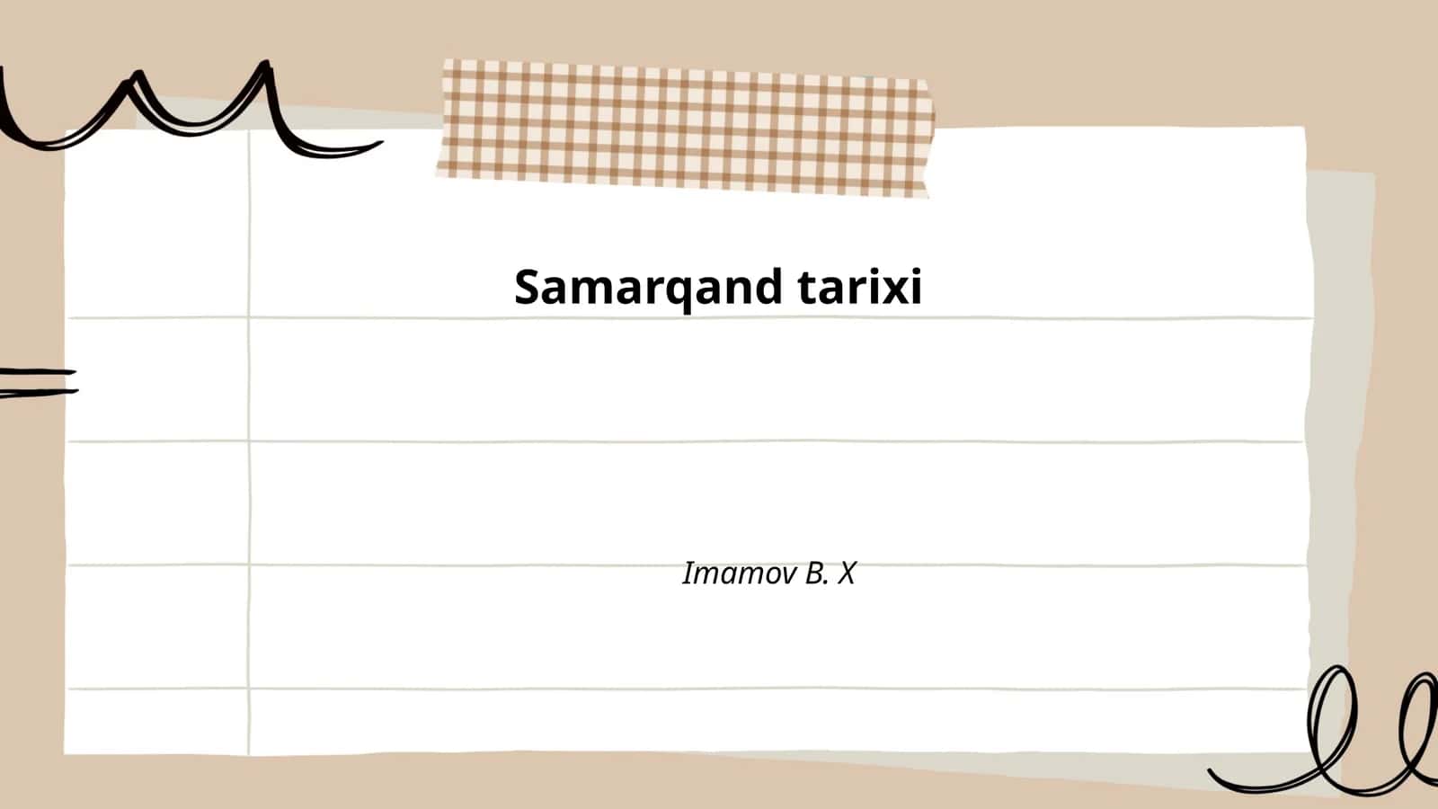 Samarqand tarixi