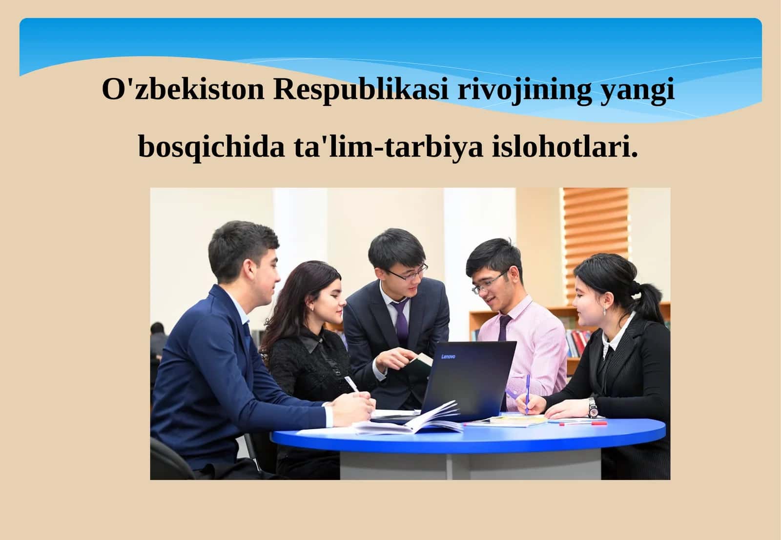 O'zbekiston Respublikasi rivojining yangi bosqichida ta'lim-tarbiya islohotlari.