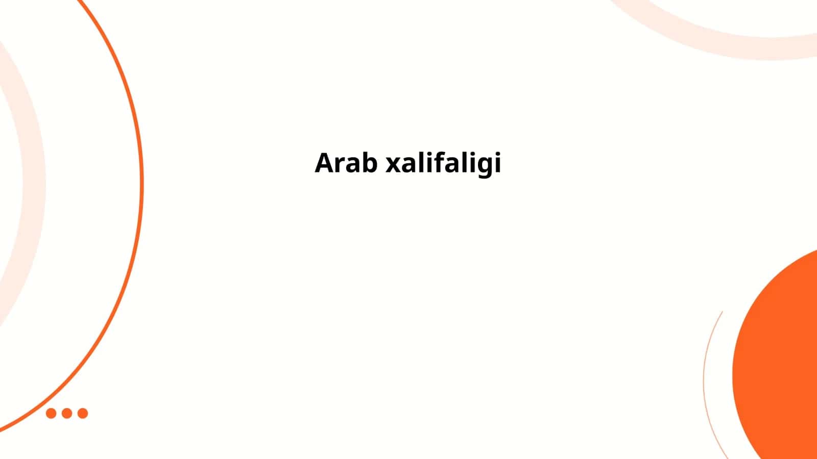 Arab xalifaligi