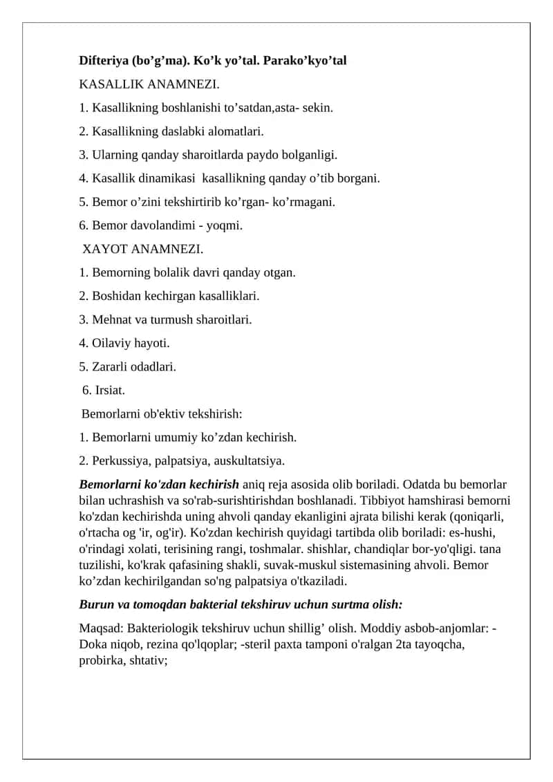 Bakteriologik tekshiruv