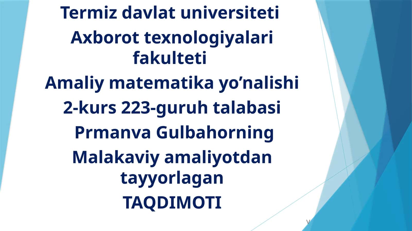 Veb-sayt yaratish