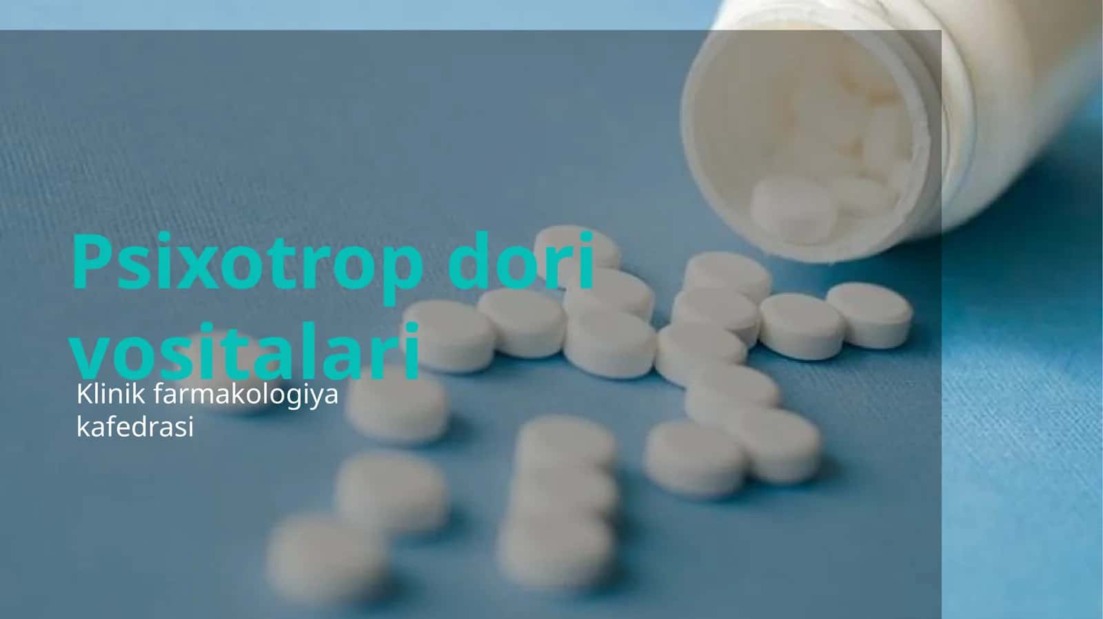 Psixotrop dorivositalari