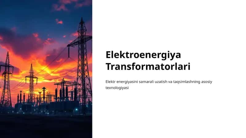 Elektroenergiya Transformatorlari