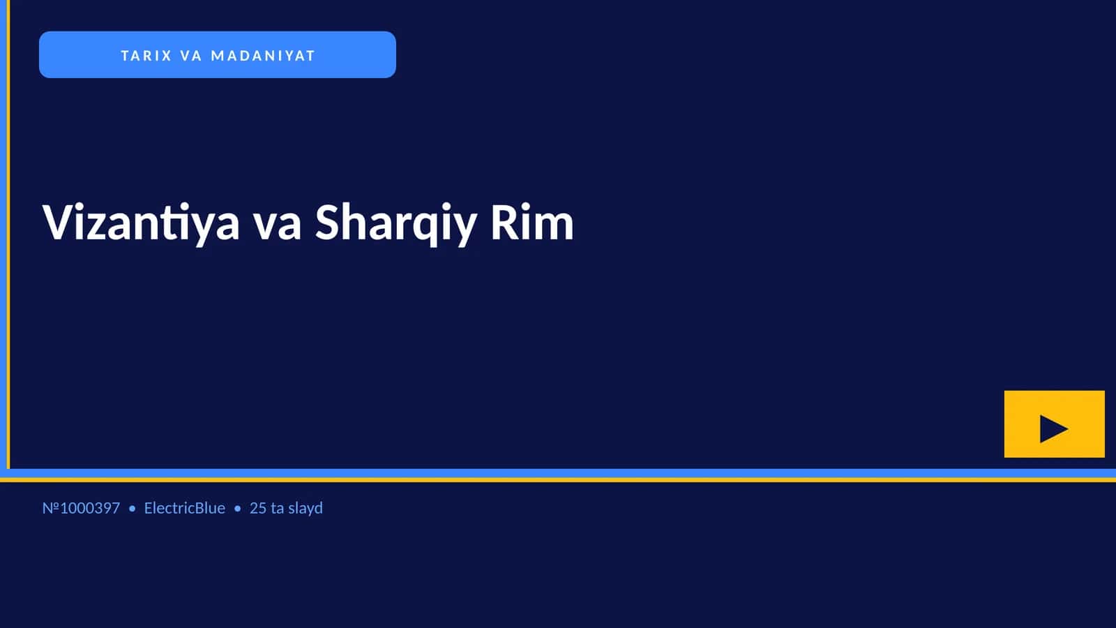Vizantiya va Sharqiy Rim
