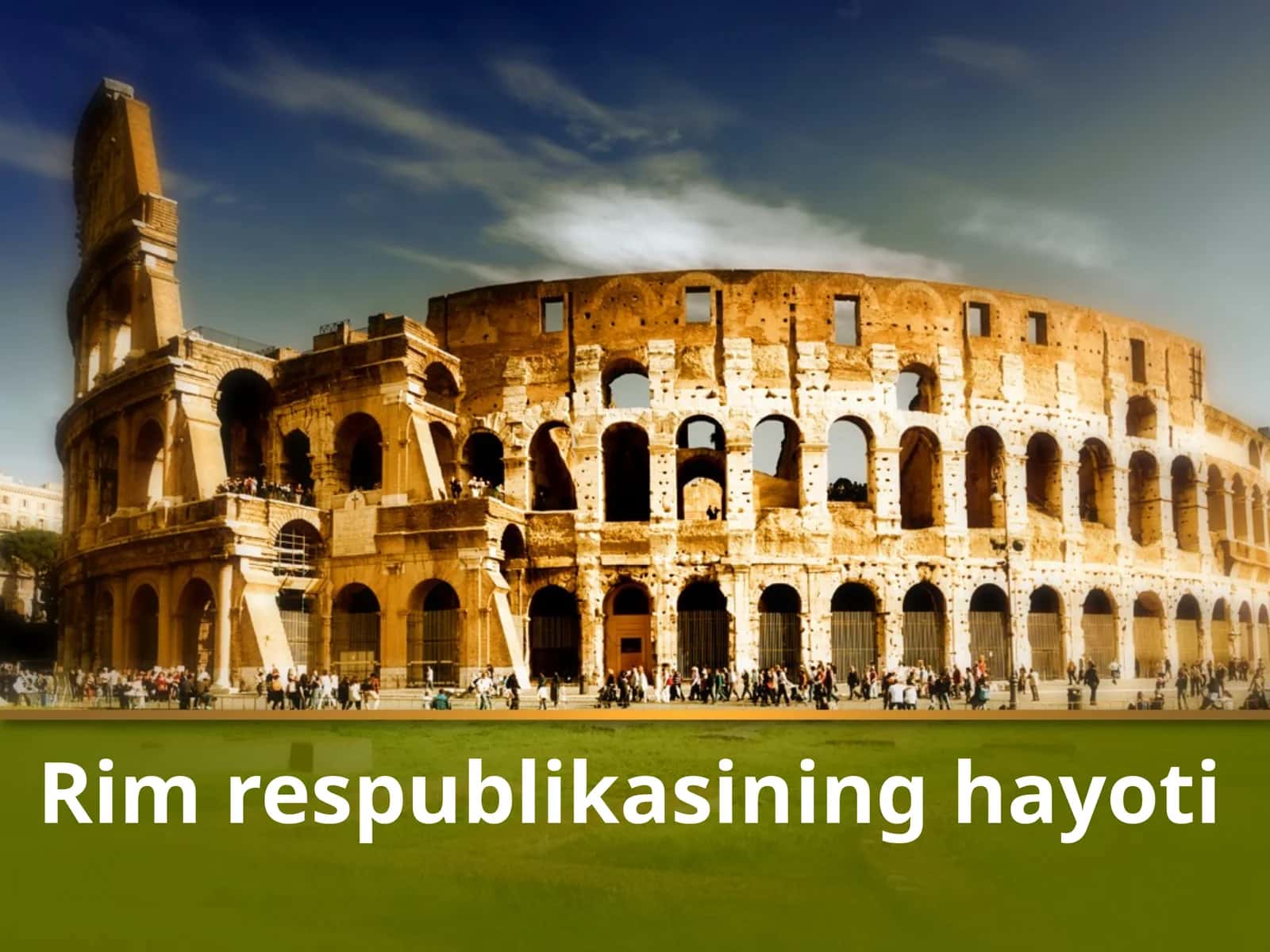 Rim respublikasining hayoti