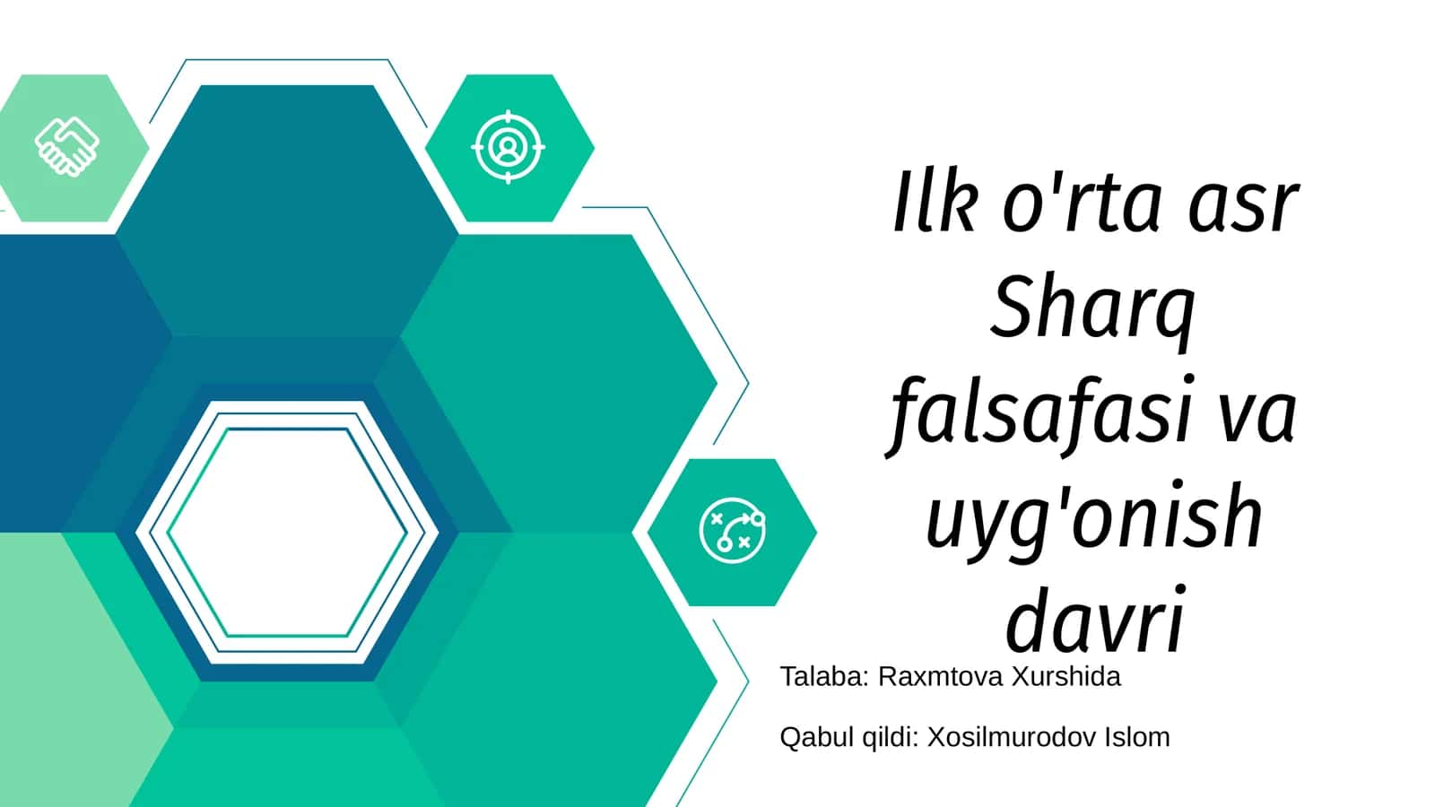 Ilk o'rta asr Sharq falsafasi va uyg'onish davri