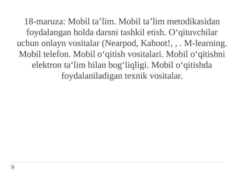 Mobil ta’lim