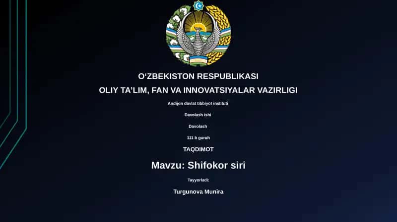Shifokor siri