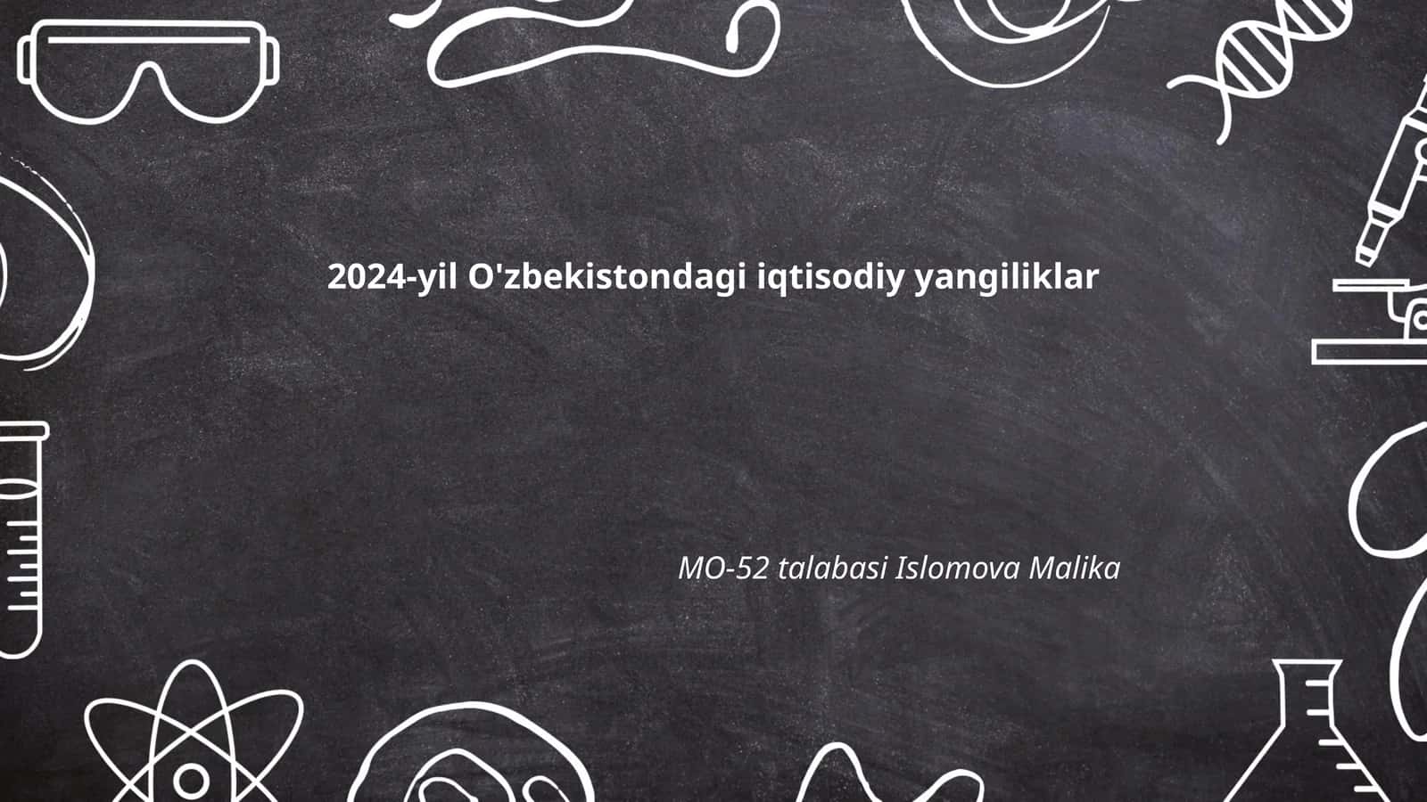 2024-yil O'zbekistondagi iqtisodiy yangiliklar