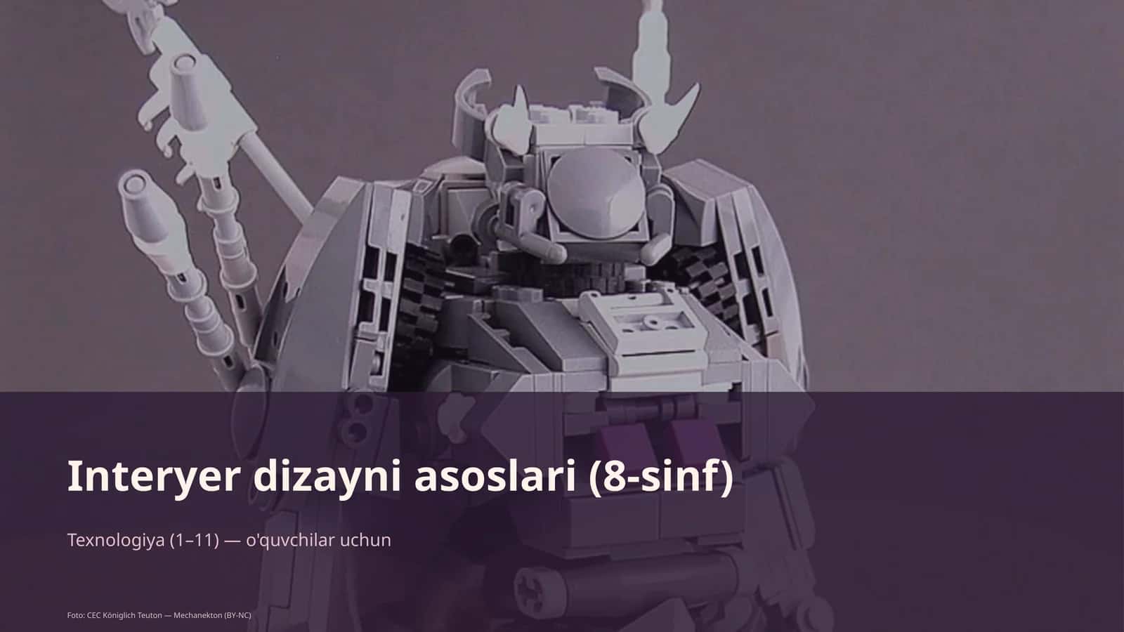 Interyer dizayni asoslari (8-sinf)