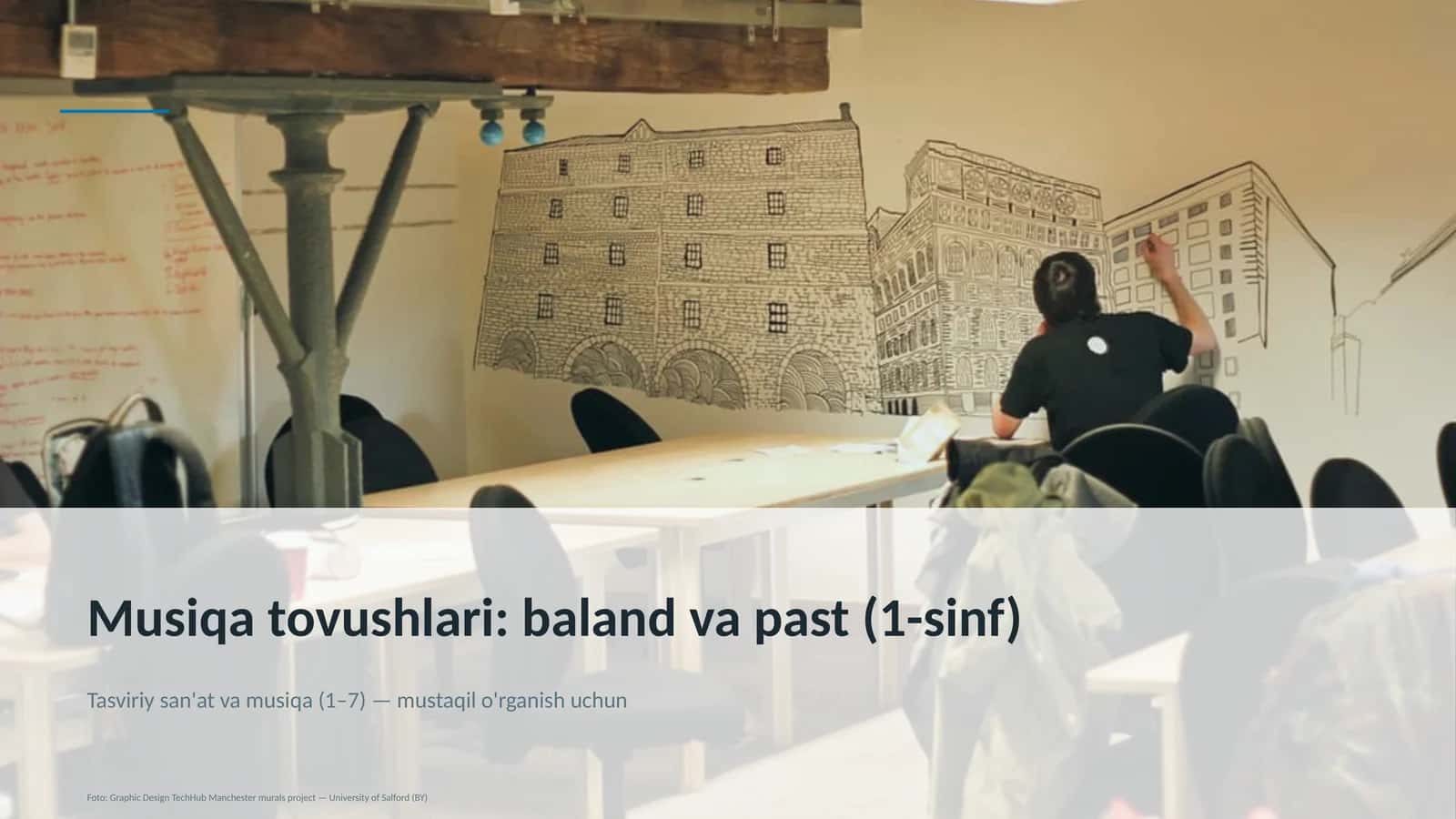Musiqa tovushlari: baland va past (1-sinf)