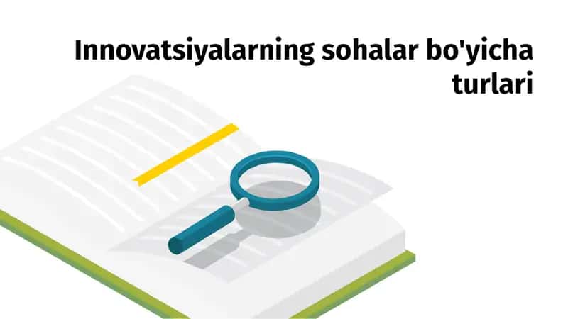 Innovatsiyalarning sohalar bo'yicha turlari