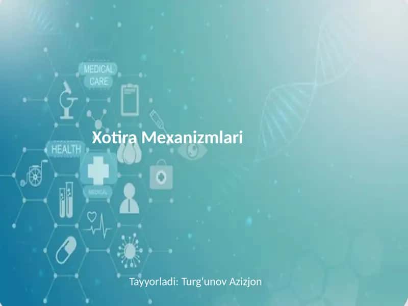Xotira Mexanizmlari