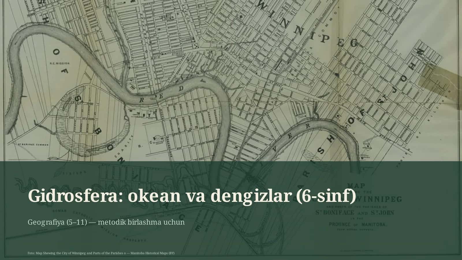 Gidrosfera: okean va dengizlar (6-sinf)