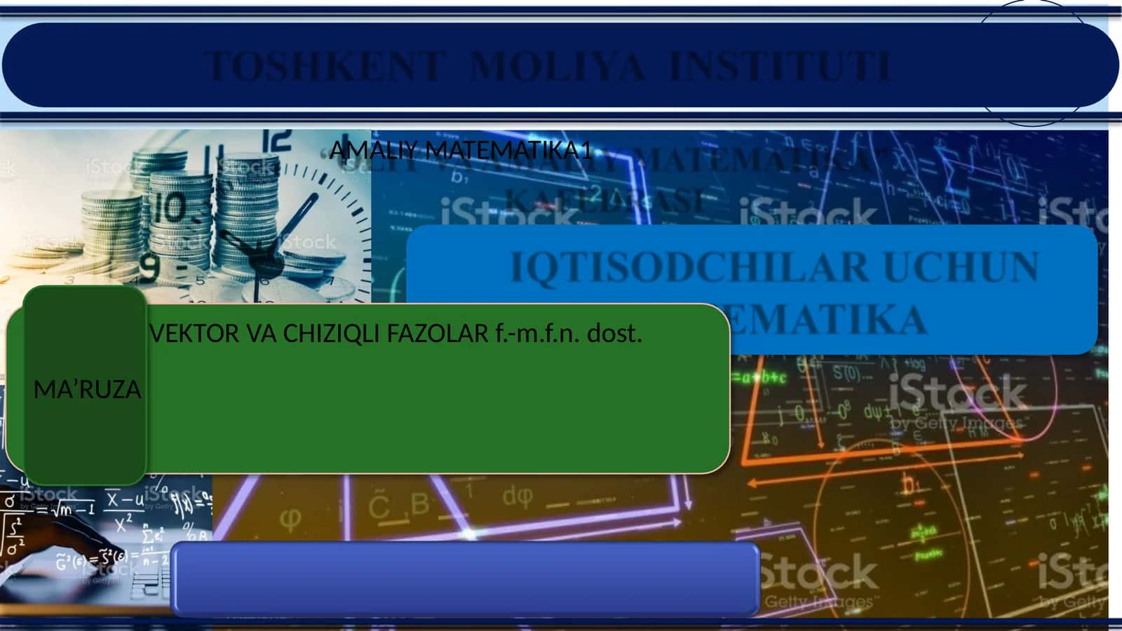 AMALIY MATEMATIKA1 MA’RUZA