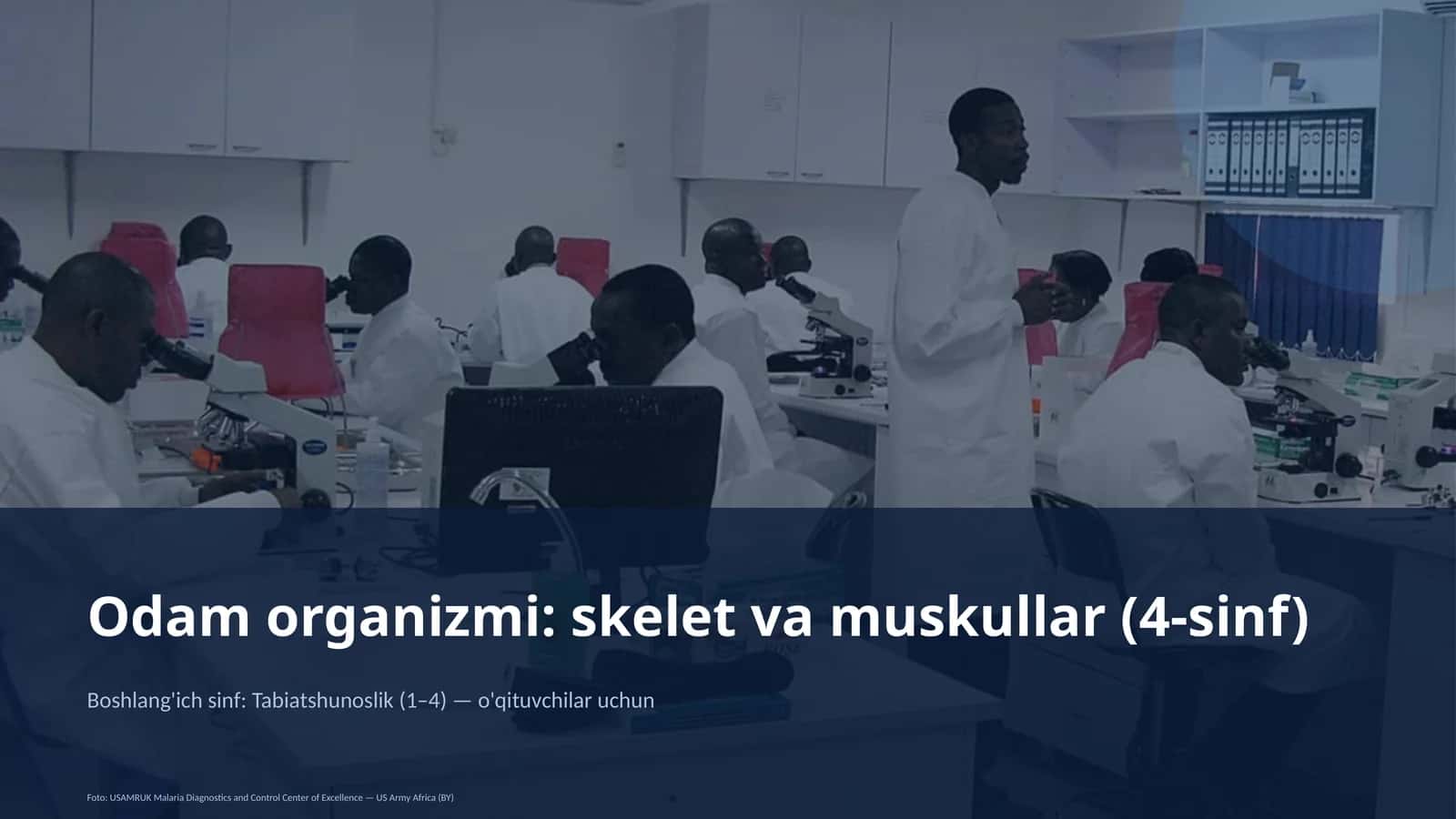 Odam organizmi: skelet va muskullar (4-sinf)