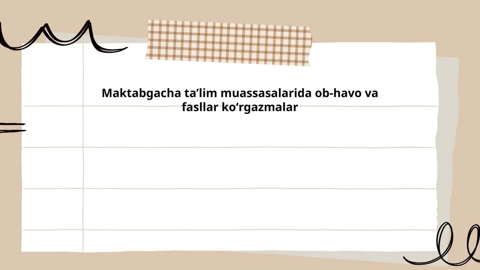 Bahor fasli: tabiat va ob-havo oʻzgarishlari koʻrgazmasi