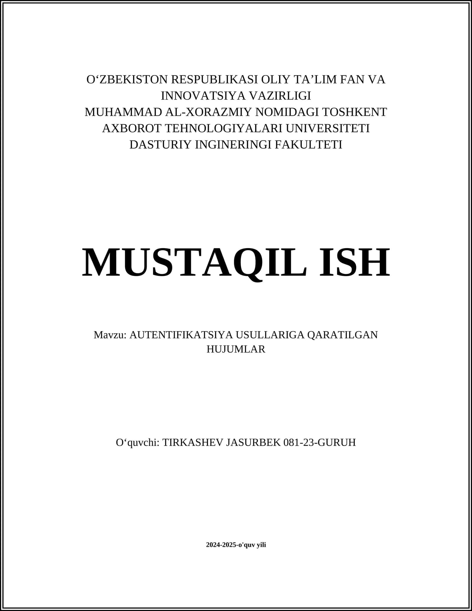 Parol hujumlari