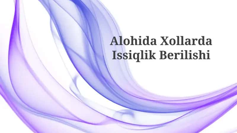 Issiqlik uzatish tamoyillari