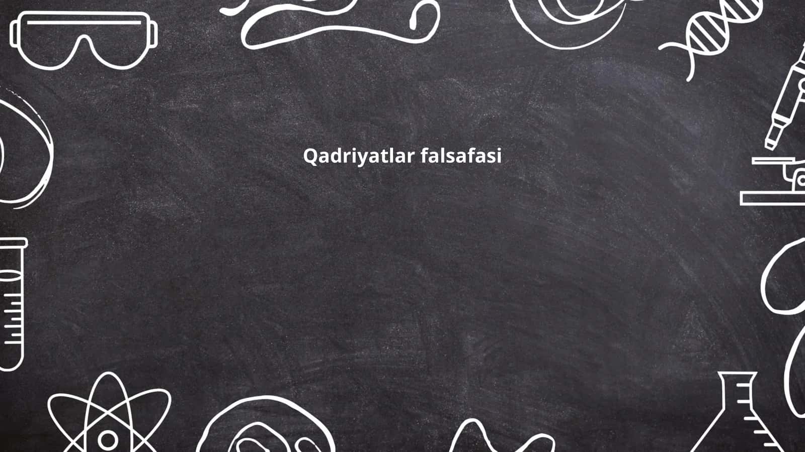 Qadriyatlar falsafasi